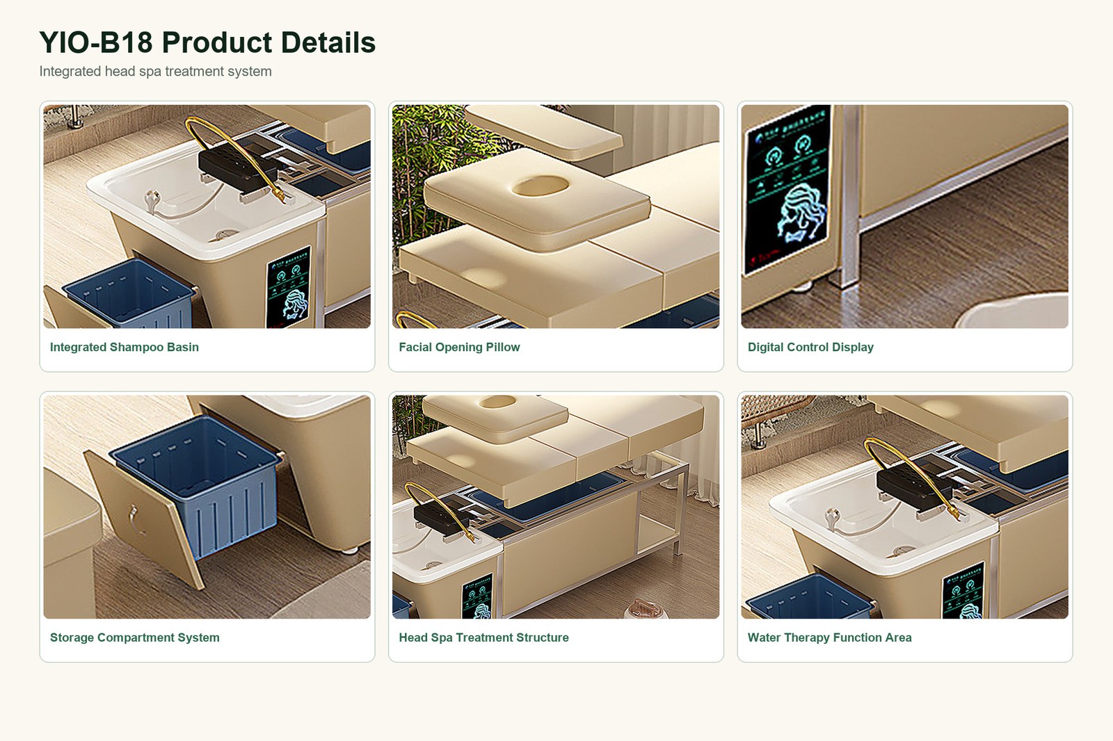 Luxury Head Spa Bed gallery 3