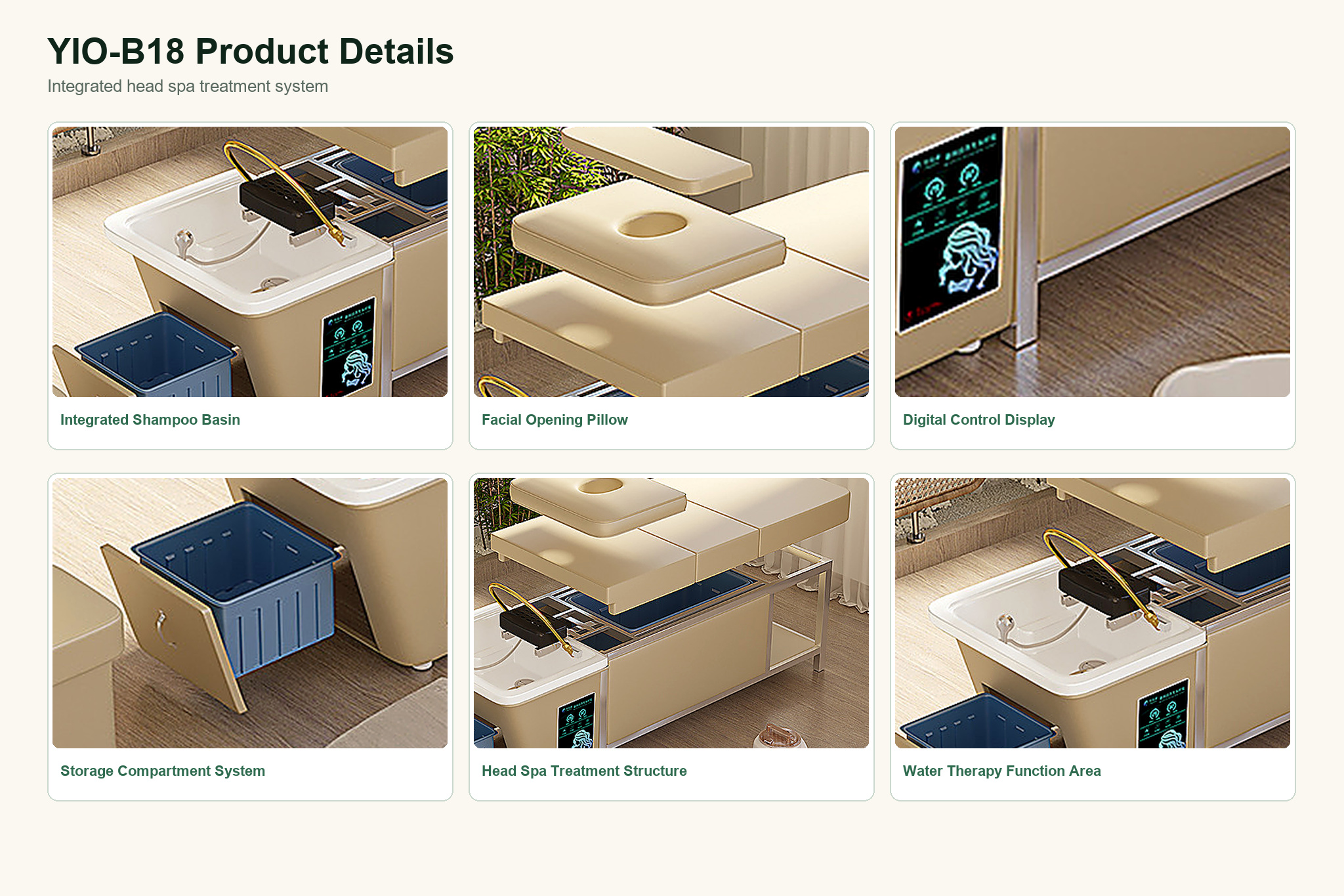 Luxury Head Spa Bed gallery 3