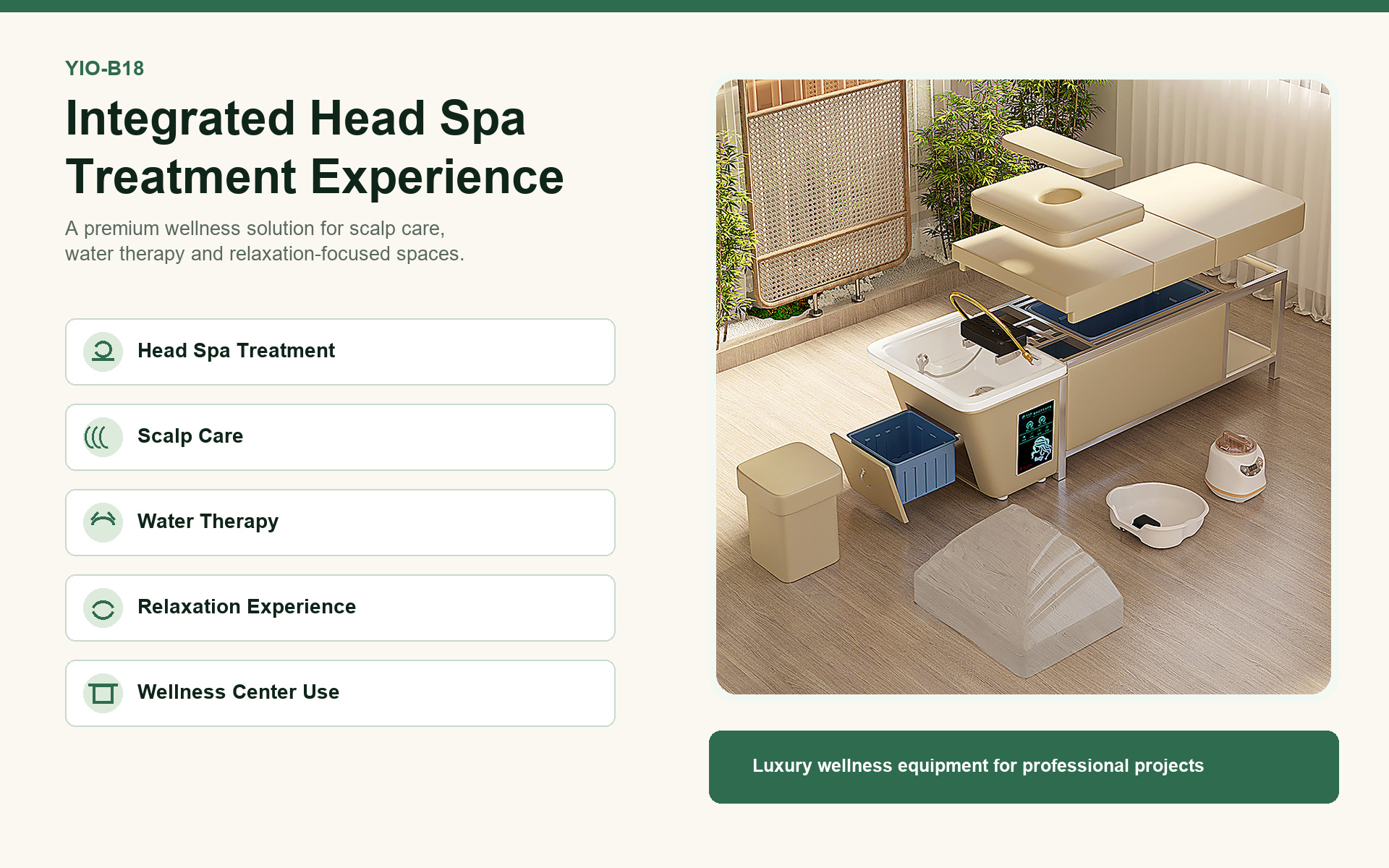 Luxury Head Spa Bed gallery 4