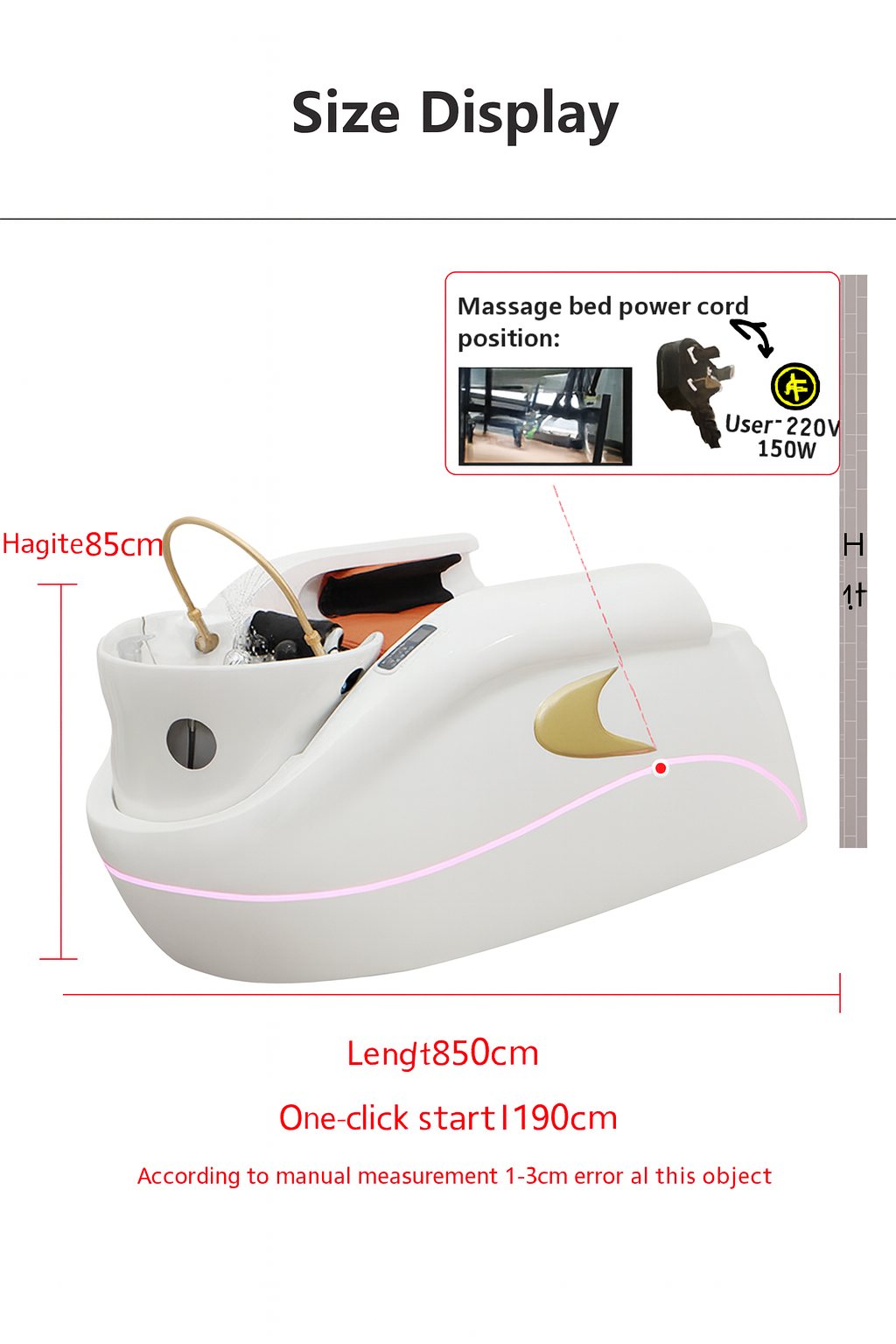 Shampoo Bed YIO-B3 gallery 2