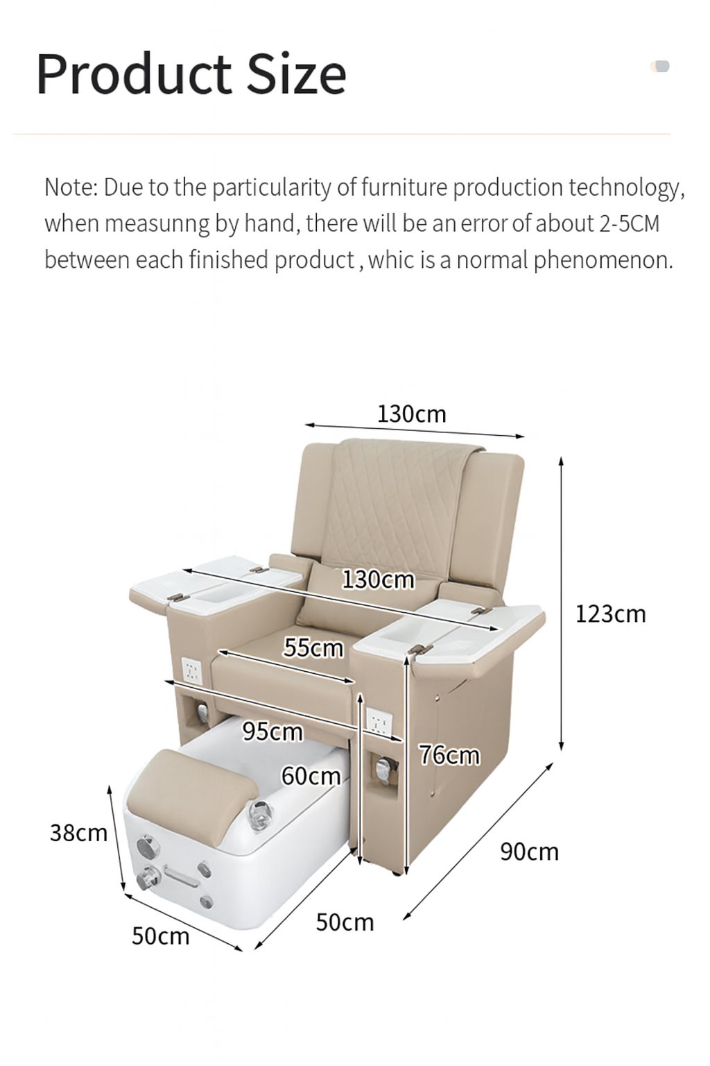 Pedicure Spa Chair YIO-C01 gallery 2