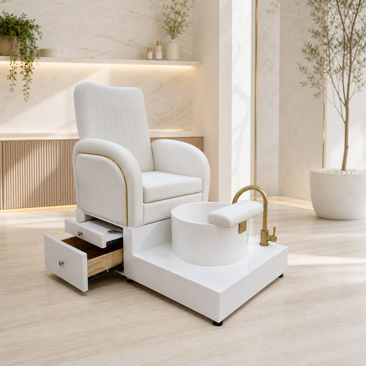 Pedicure Spa Chair with Integrated Storage YIO-C07 gallery 2