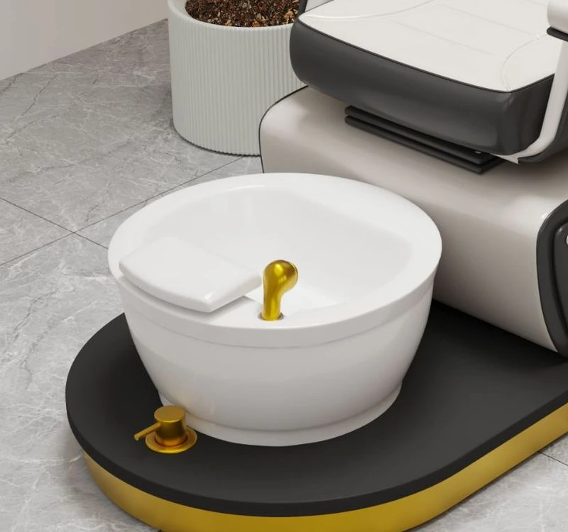 Round basin and visible fittings on YIO-C11